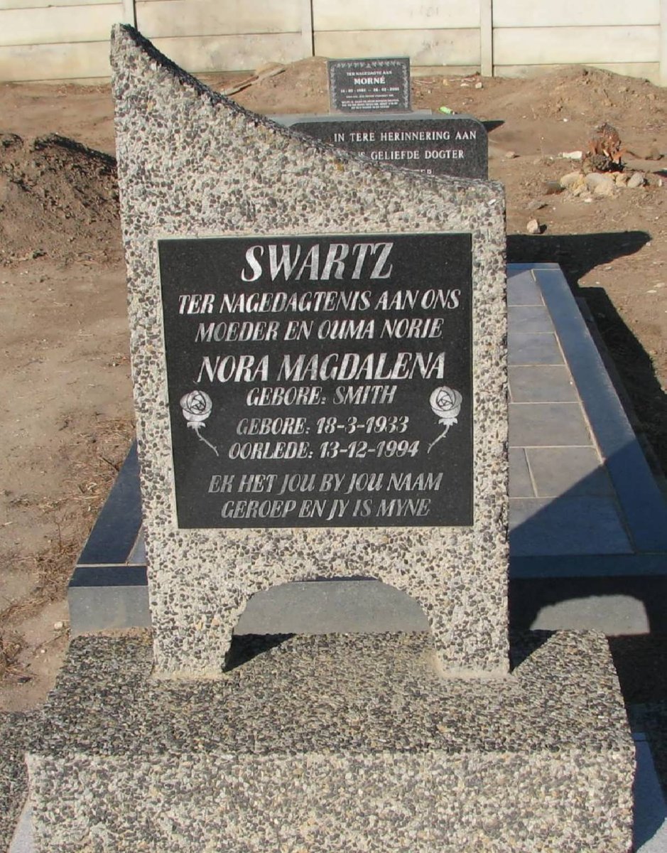 SWART Nora Magdalena nee SMITH 1933-1994