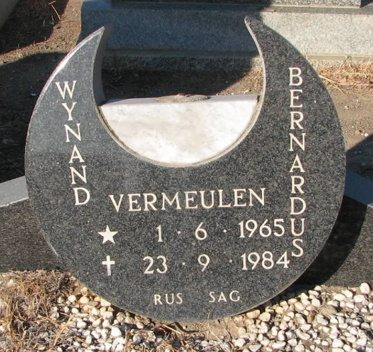 VERMEULEN Wynand Bernardus 1965-1984