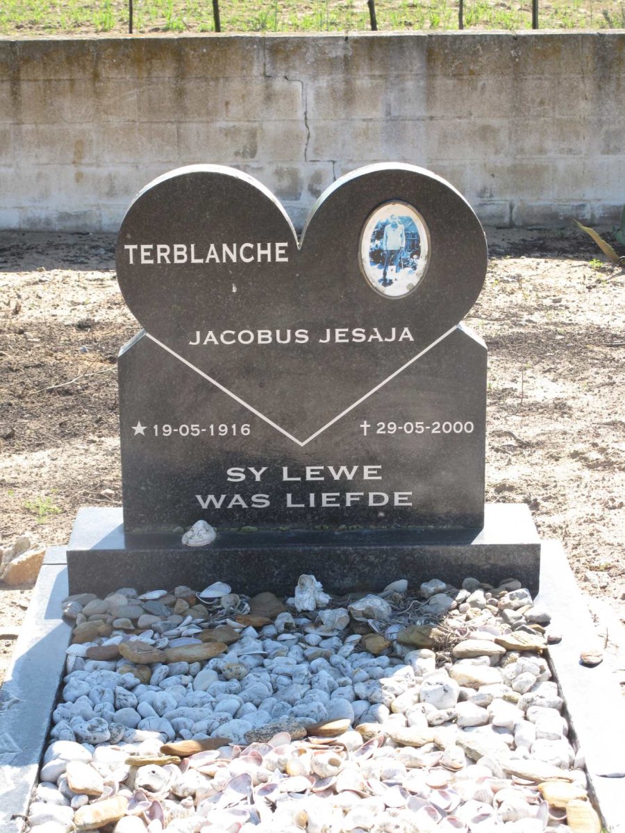 TERBLANCHE Jacobus Jesaja 1916-2000 