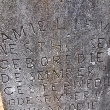 WESTHUISEN Amilie, v.d. 1944-1950