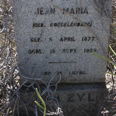 ZYL Jean Maria, van nee KOEGELENBERG 1877-1959