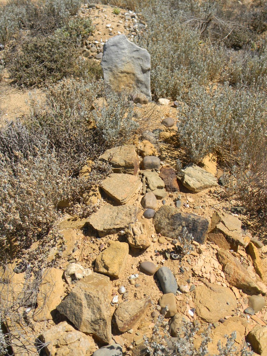 ? Illegible Tombstone