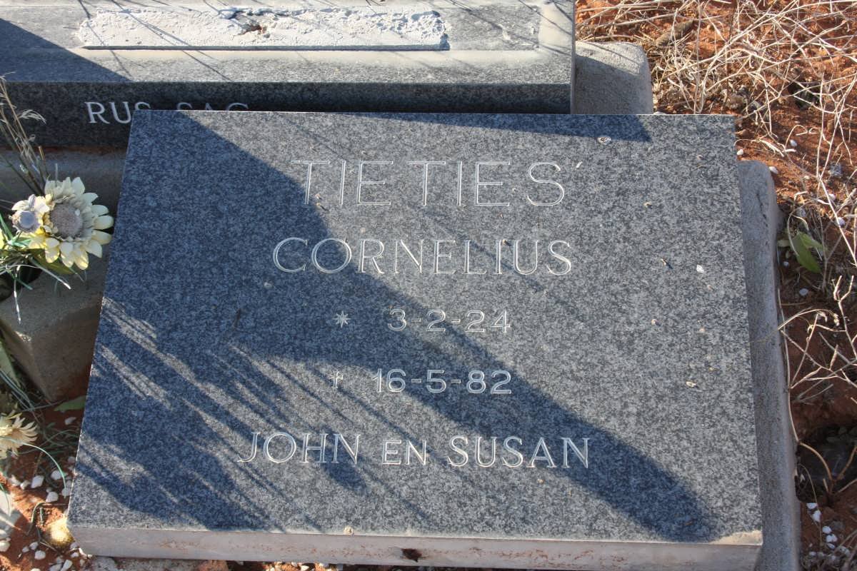 TIETIES Cornelius 1924-1982