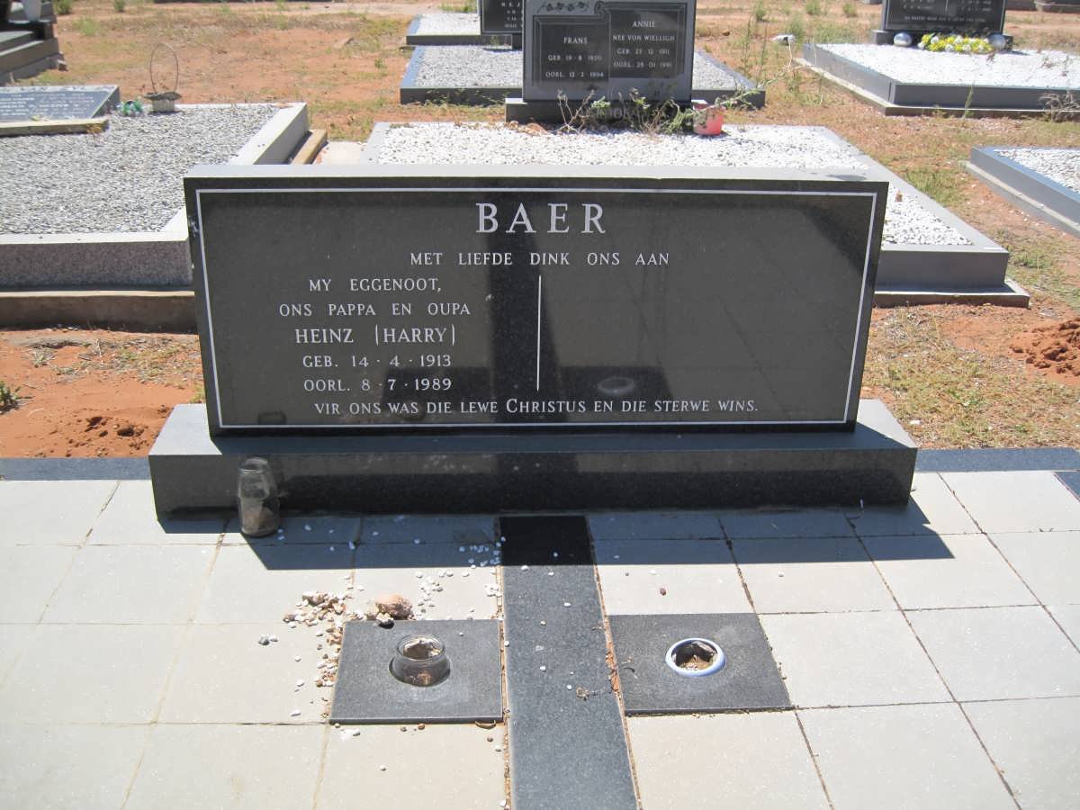 BAER Heinz 1913-1989