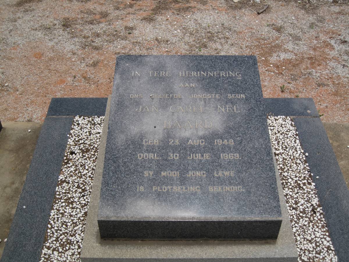 BAARD Jan Carel Nel 1948-1969