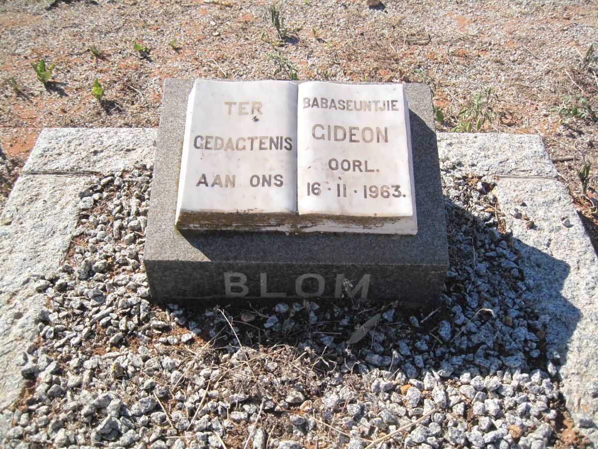 BLOM Gideon -1963