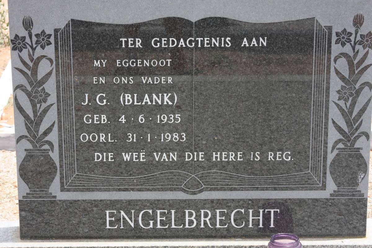 ENGELBRECHT J.G. 1935-1983