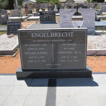 ENGELBRECHT Willem Daniël 1927-2000 &amp; Christina M.S. 1920-2002