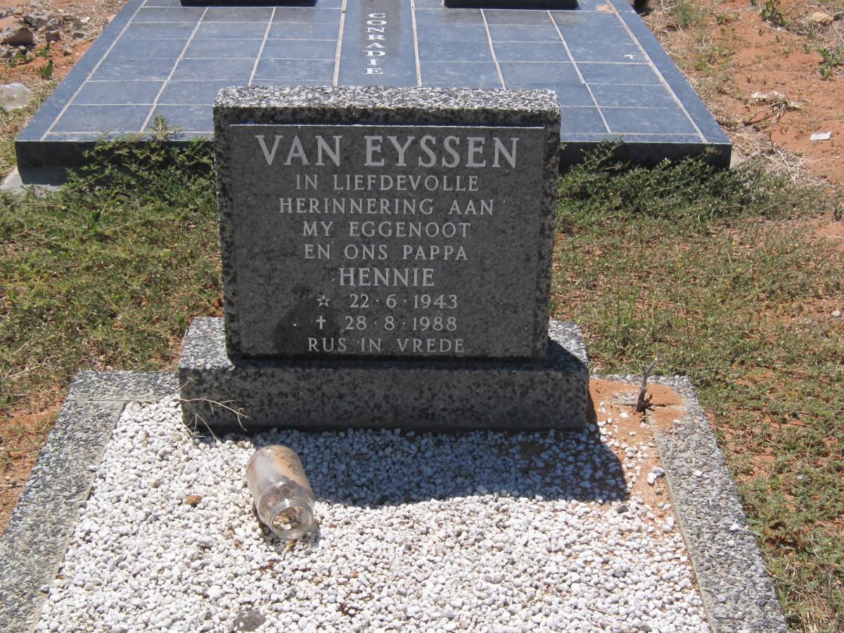 EYSSEN Hennie, van 1943-1988