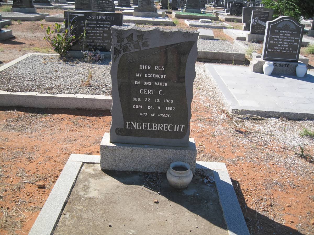 ENGELBRECHT Gert C. 1920-1967