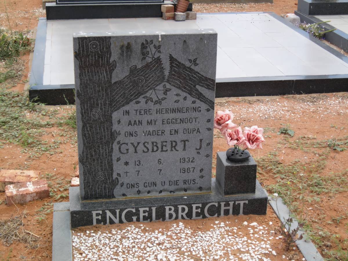 ENGELBRECHT Gysbert J. 1932-1987