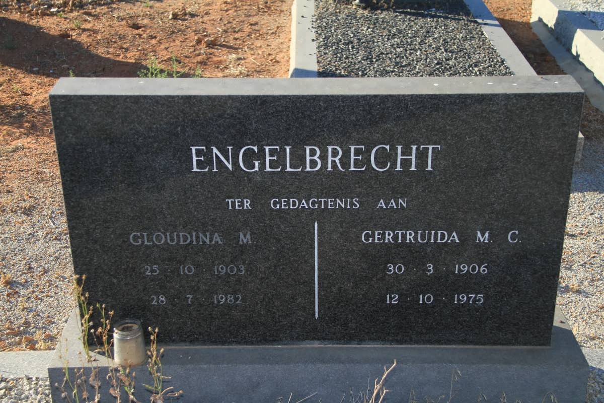 ENGELBRECHT Gloudina M. 1903-1982 :: ENGELBRECHT Gertruida M.C. 1906-1975