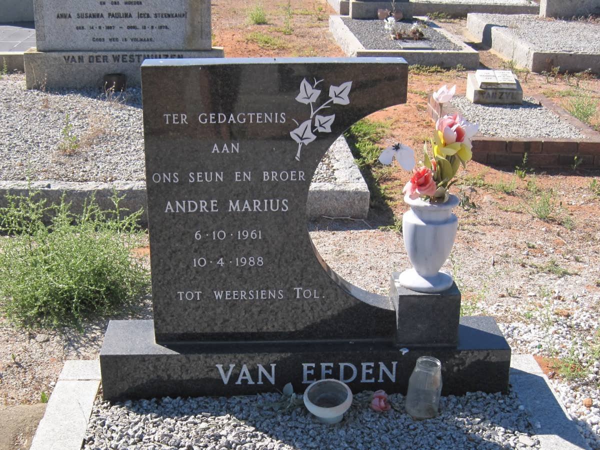 EEDEN Andre Marius, van 1961-1988