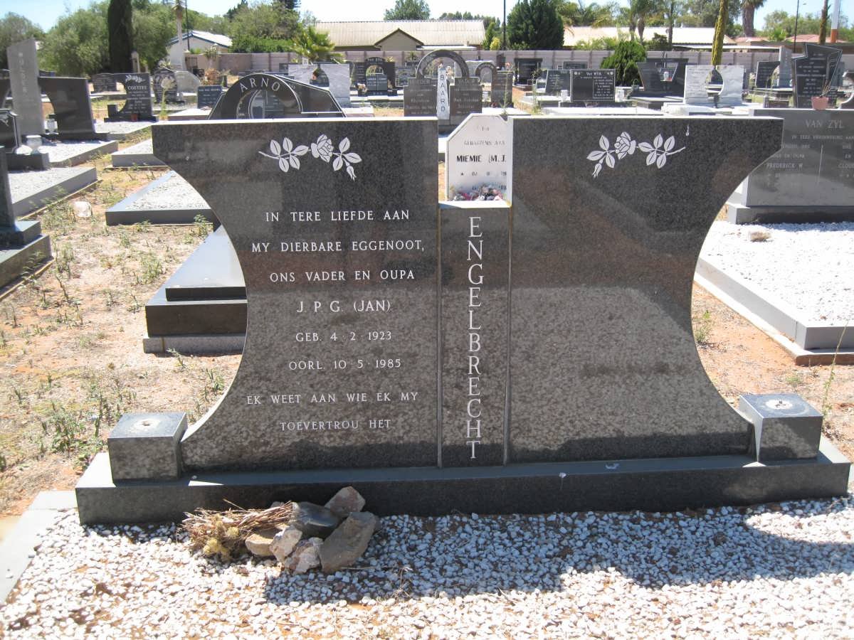 ENGELBRECHT J.P.G. 1923-1985