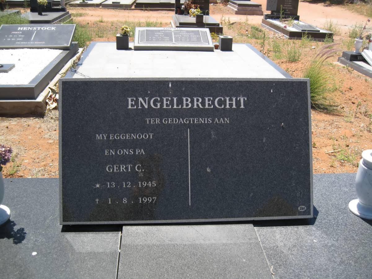 ENGELBRECHT Gert C. 1945-1997