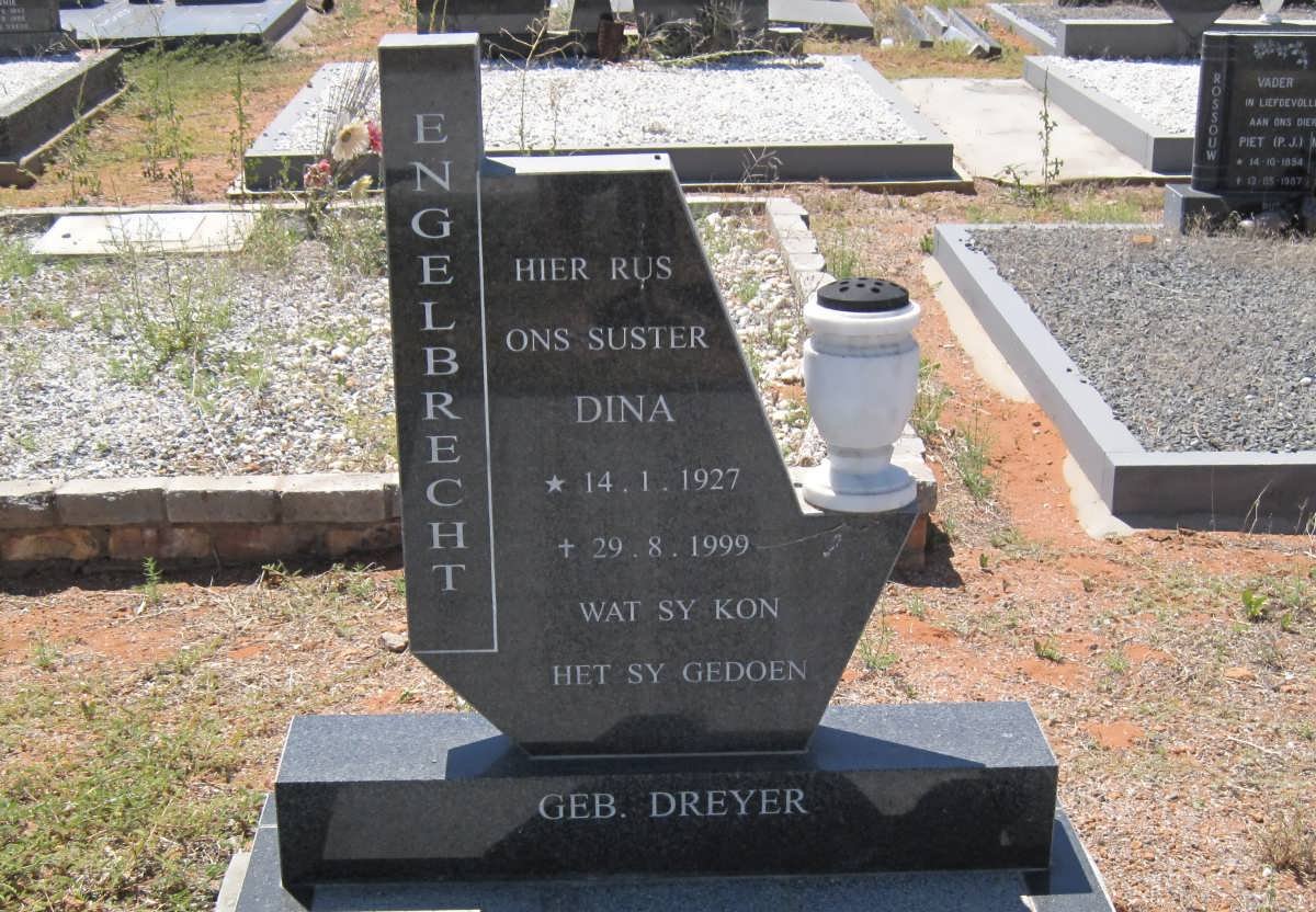 ENGELBRECHT Dina nee DREYER 1927-1999