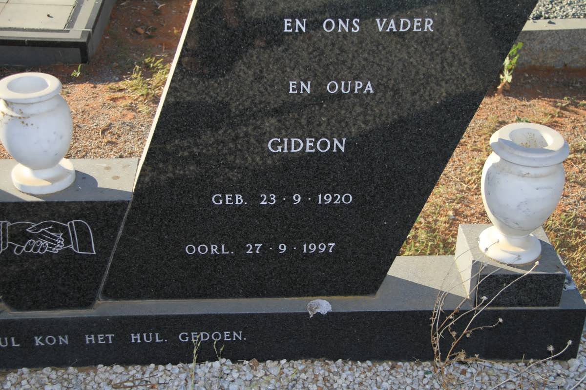EEDEN Gideon, van 1920-1997 