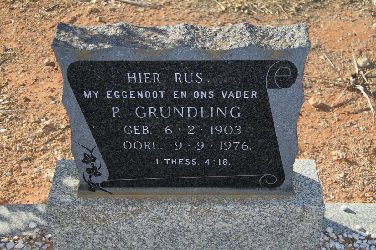 GRUNDLING P. 1903-1976