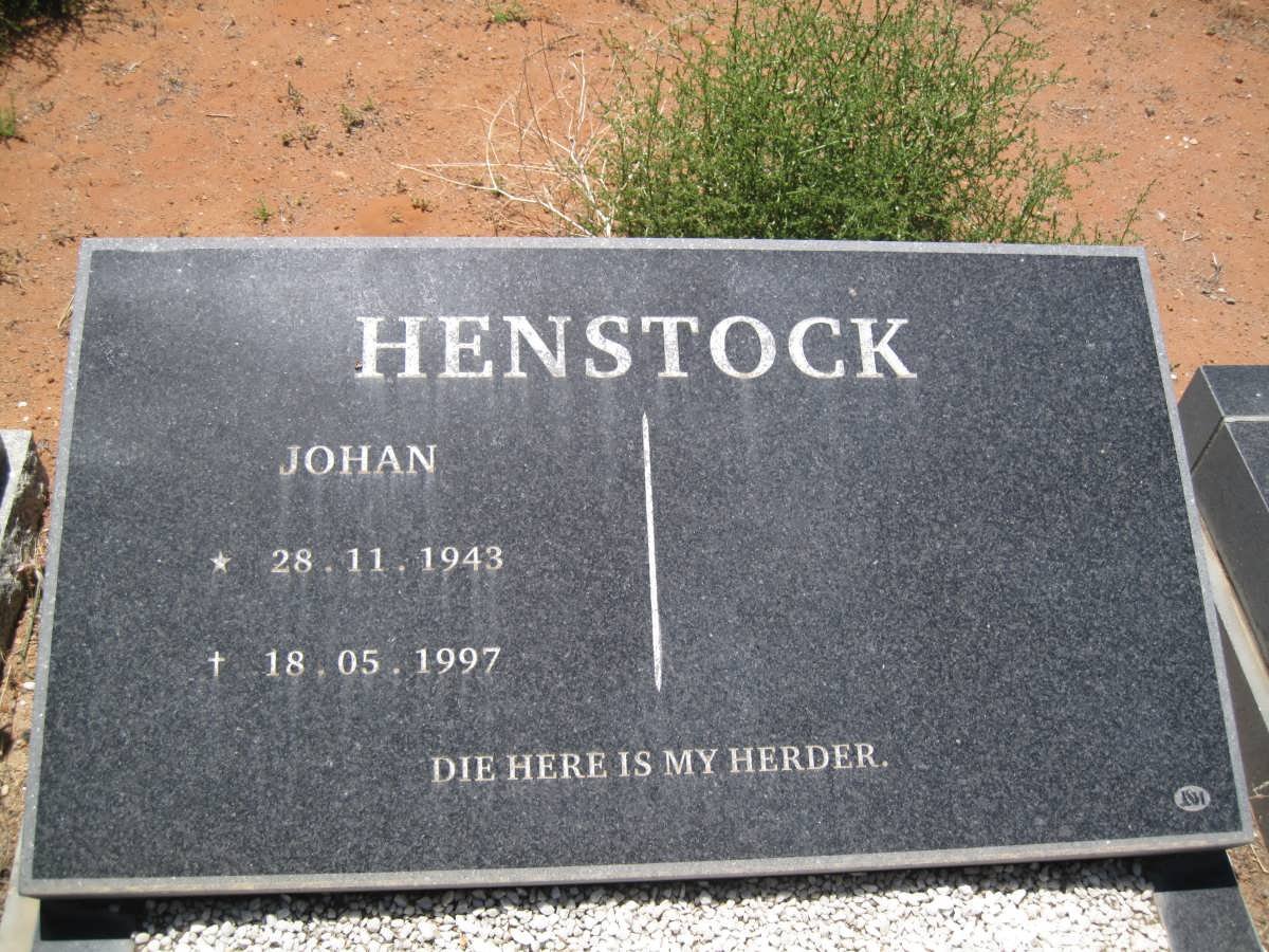 HENSTOCK Johan 1943-1997
