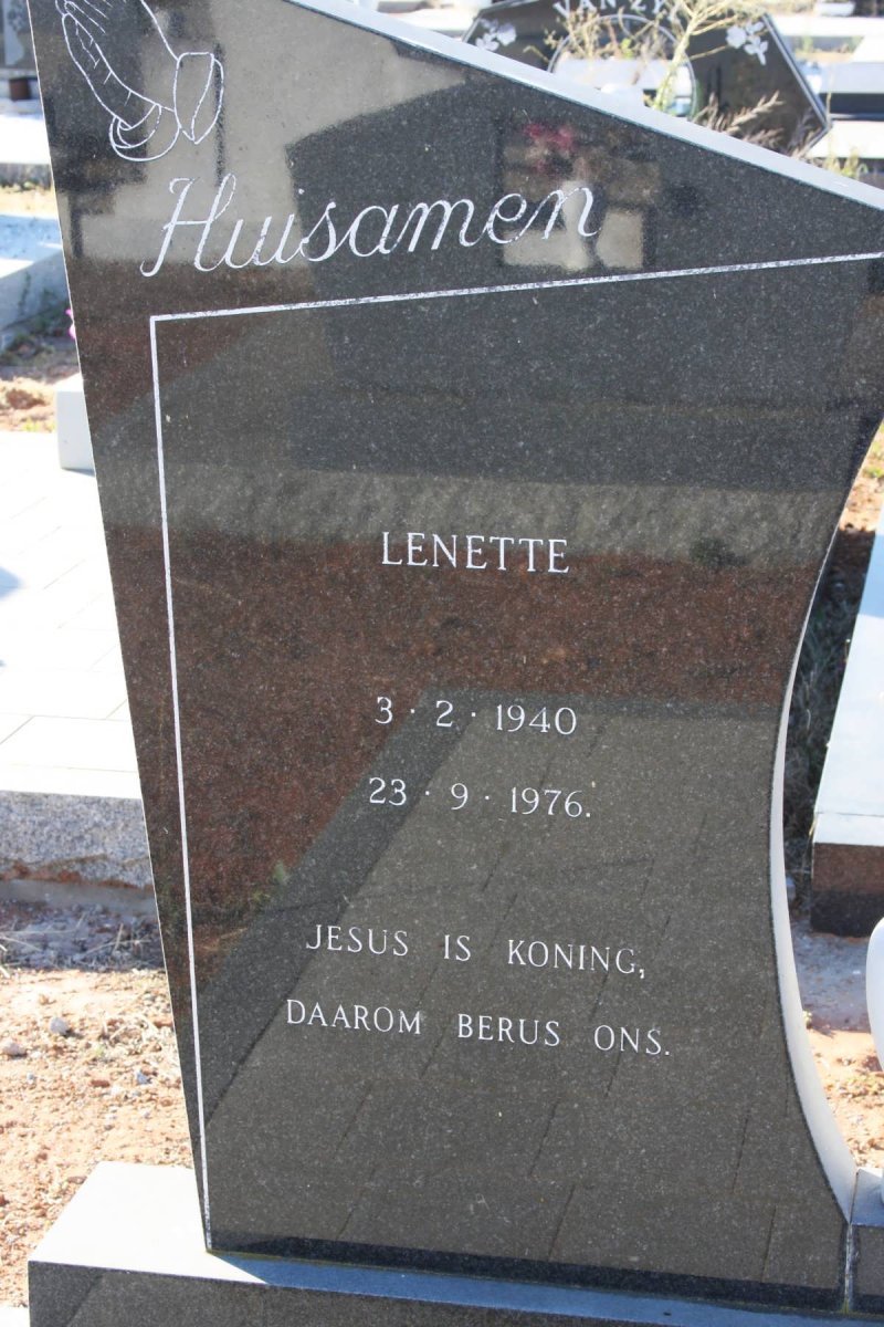 HUISAMEN Lenette 1940-1976