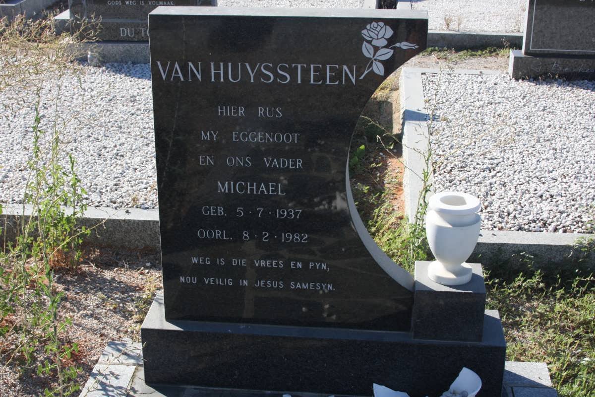 HUYSSTEEN Michael, van 1937-1982