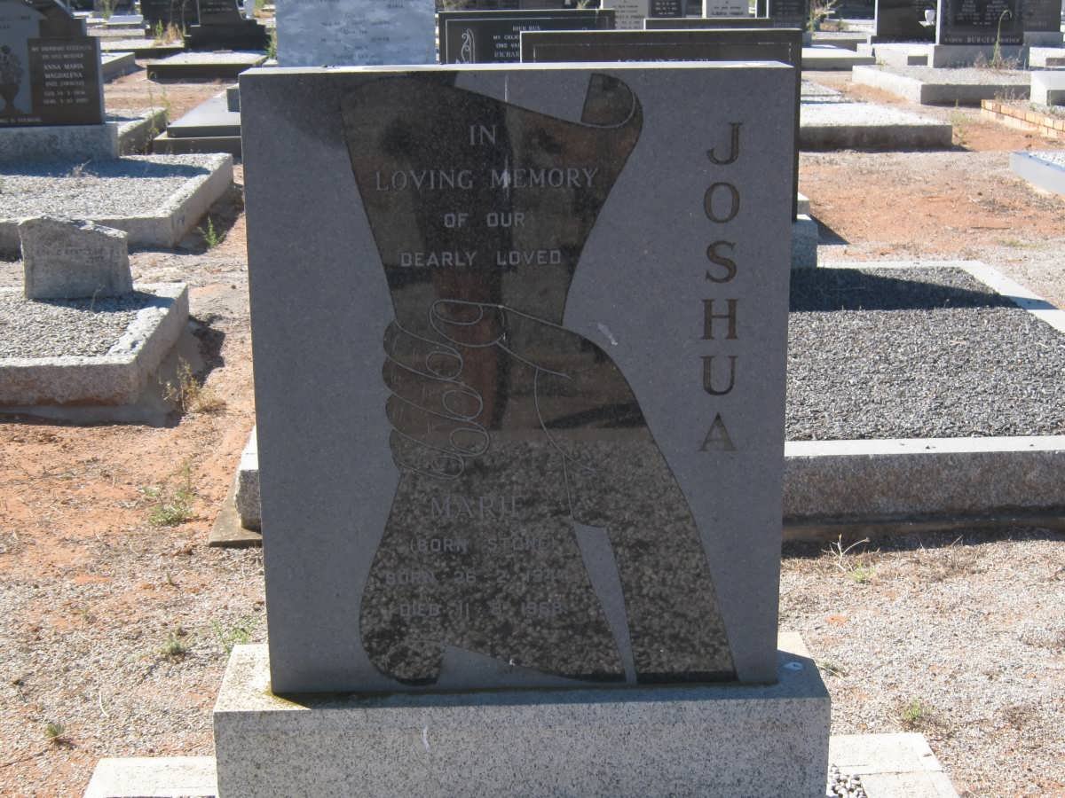 JOSHUA Marie nee STONE 1944-1968