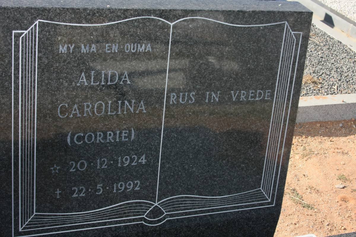 KOTZE Alida Carolina 1924-1992 