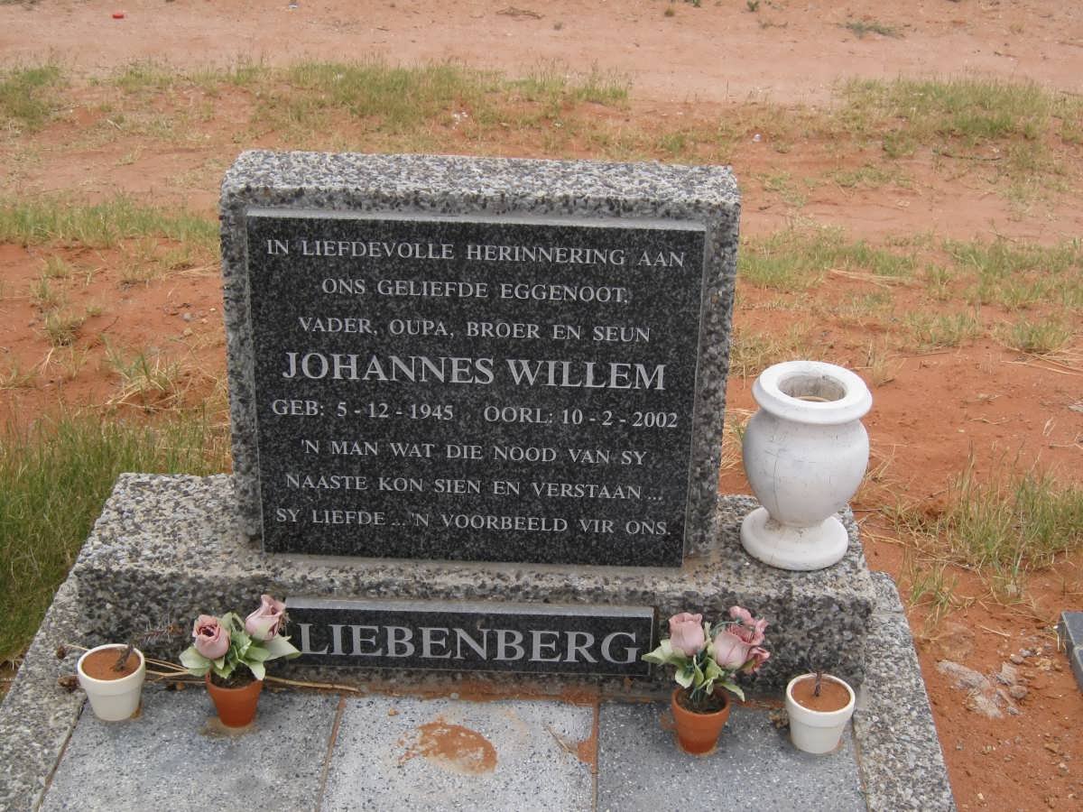 LIEBENBERG Johannes Willem 1945-2002