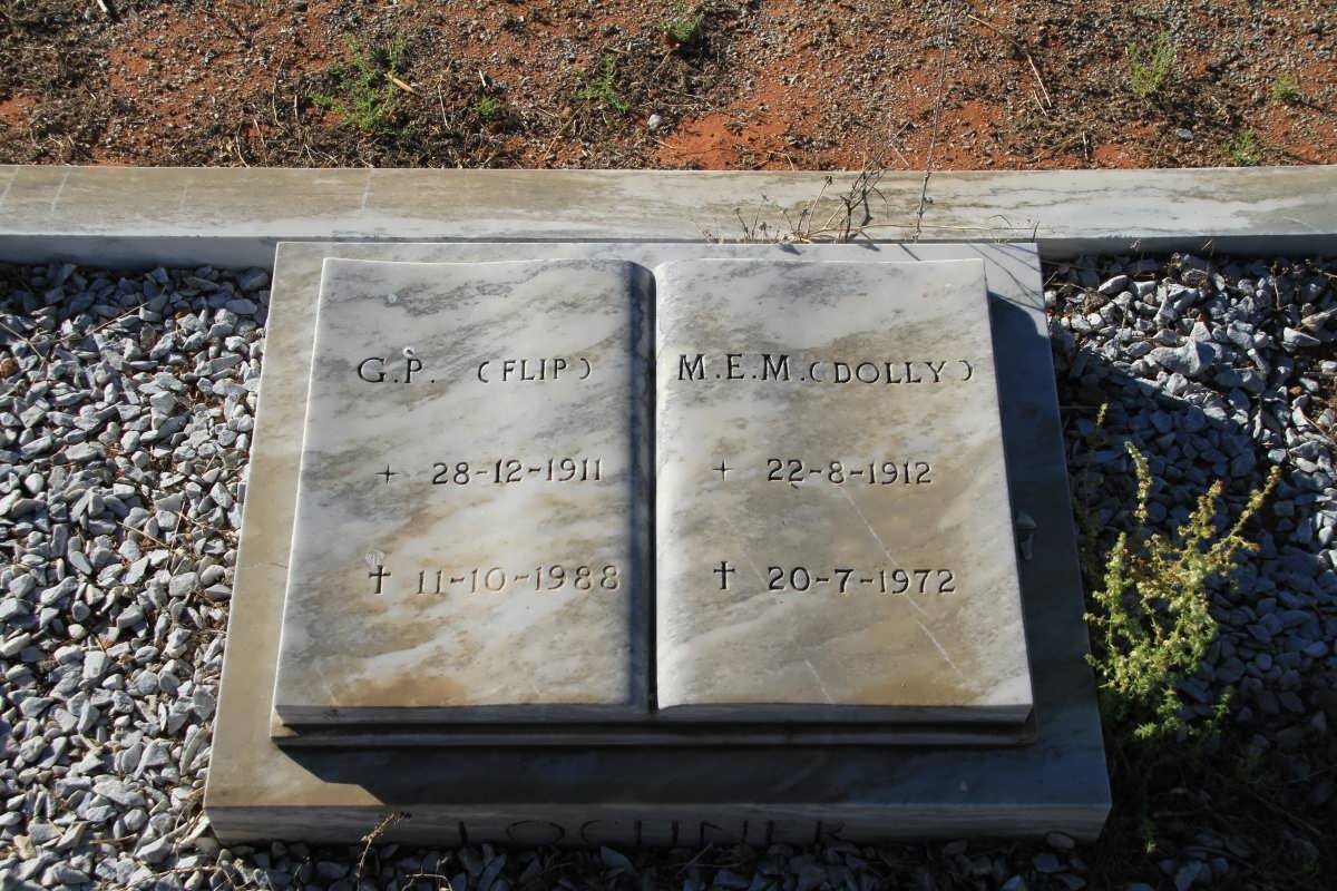 LOCHNER G.P. 1911-1988 &amp; M.E.M. 1912-1972