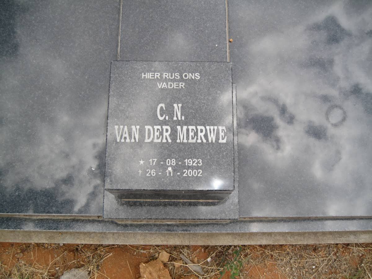 MERWE C.N., van der 1923-2002