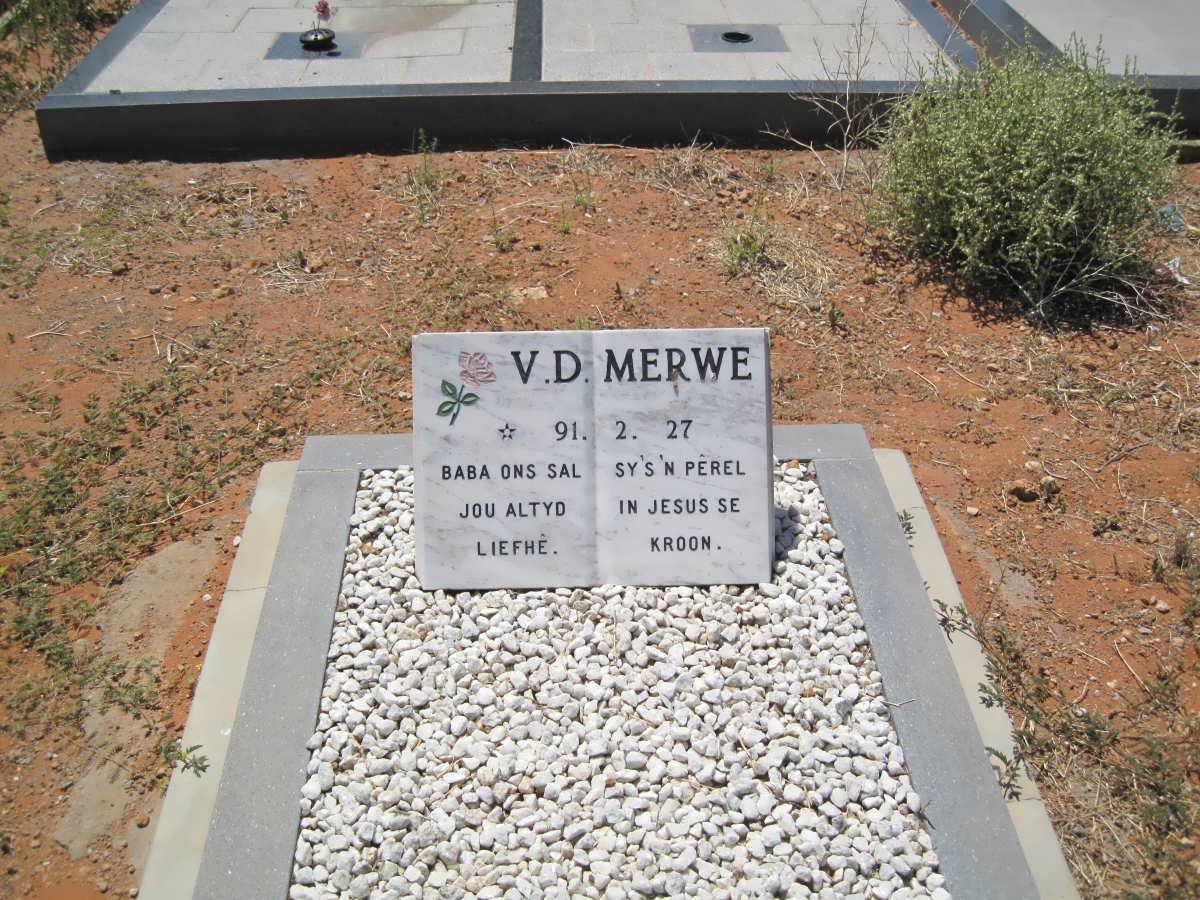 MERWE Baba, van der 1991-
