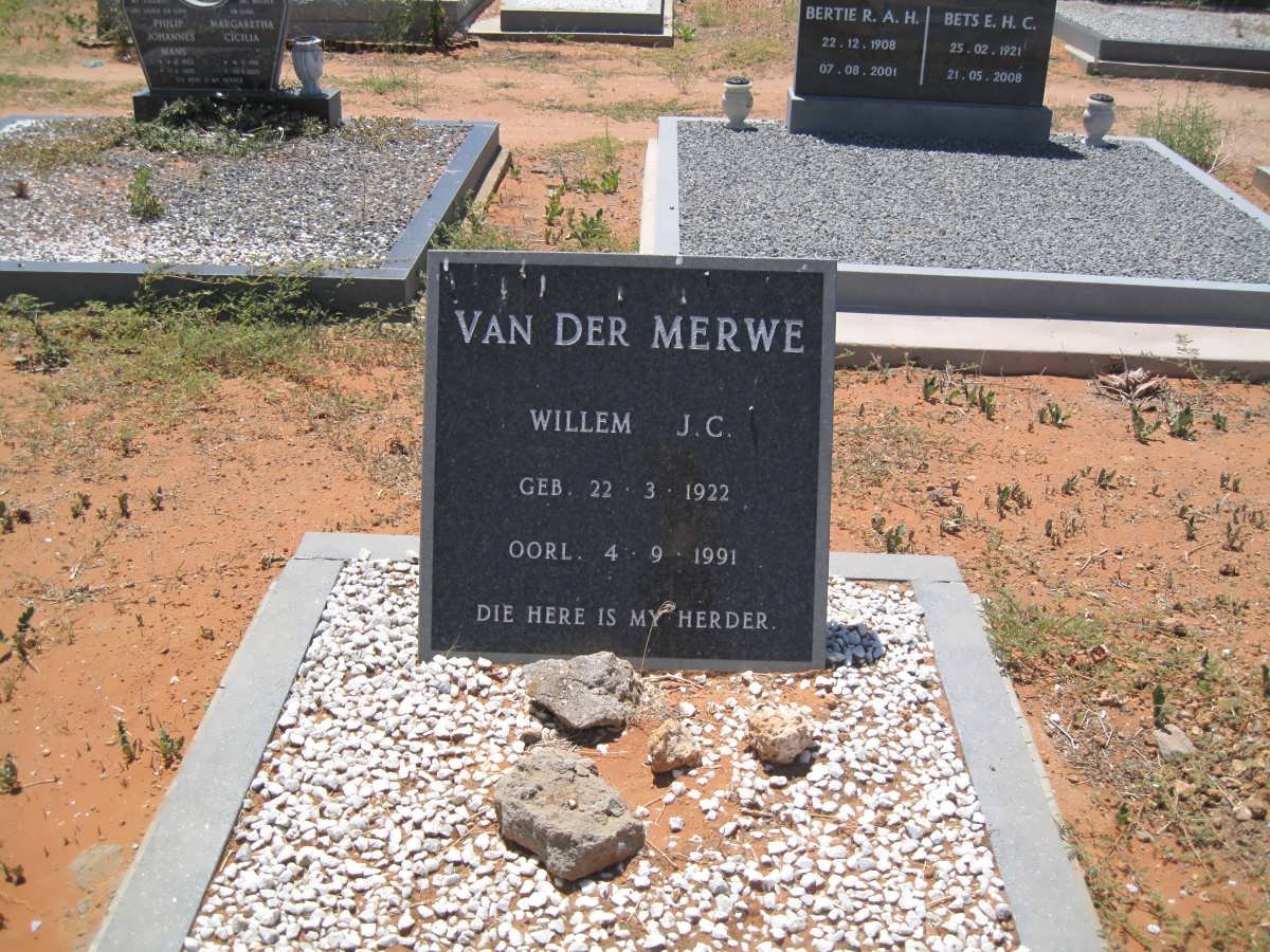 MERWE Willem J.C., van der 1922-1991