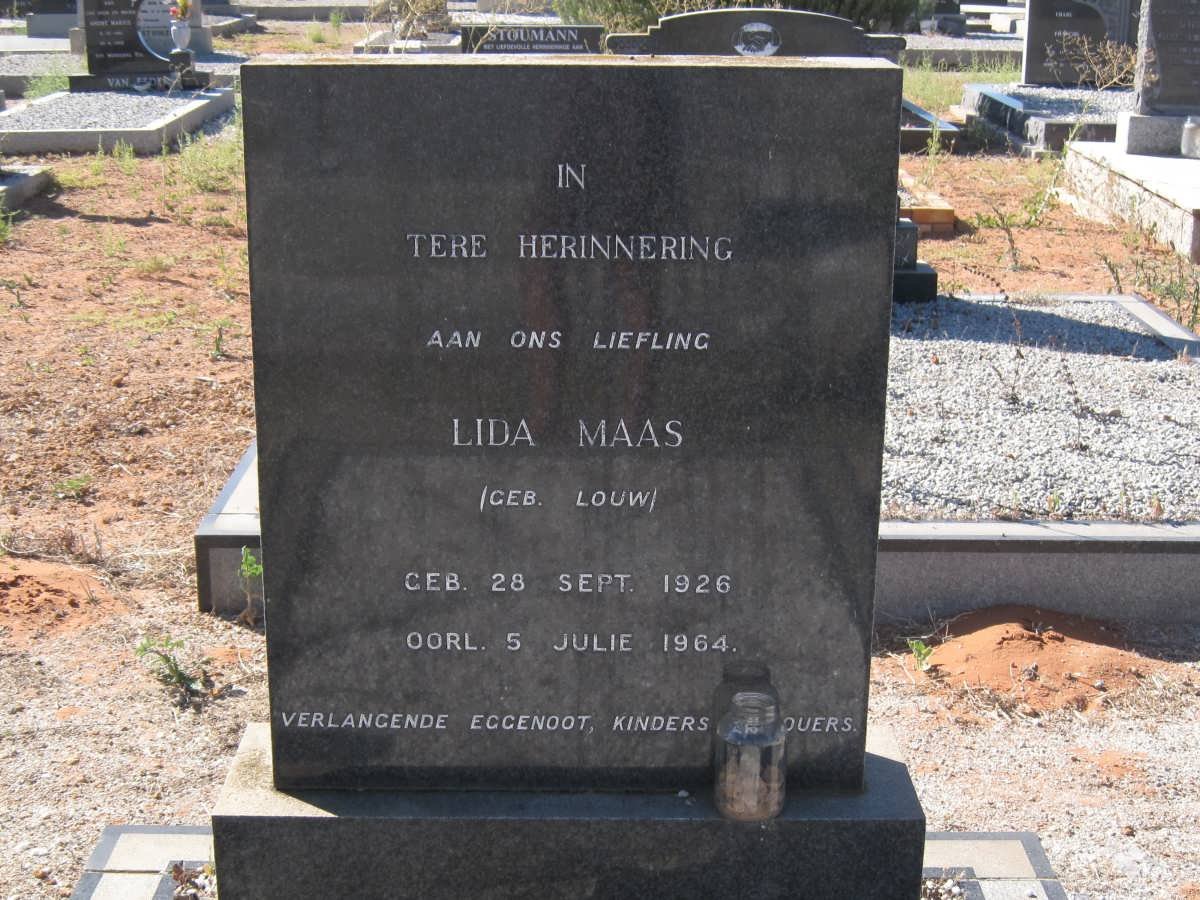 MAAS Lida nee LOUW 1926-1964