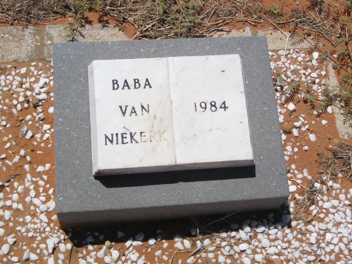 NIEKERK Baba, van -1984
