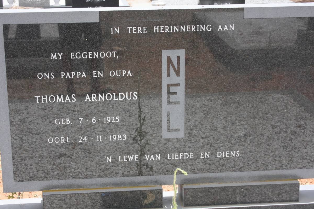 NEL Thomas Arnoldus 1925-1983