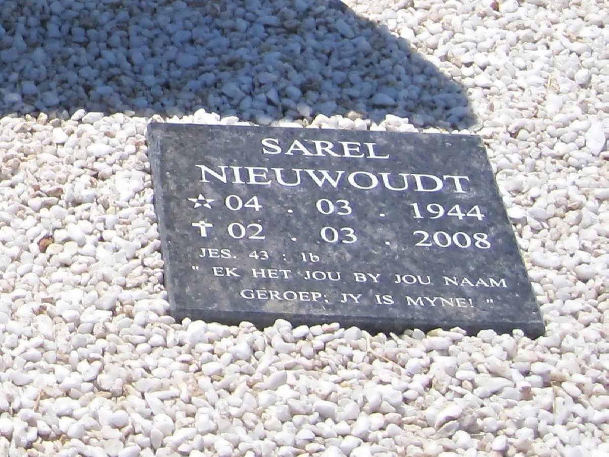 NIEUWOUDT Sarel 1944-2008