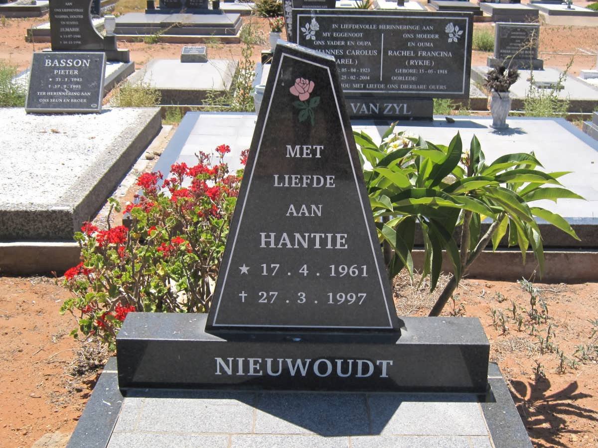 NIEUWOUDT Hantie 1961-1997