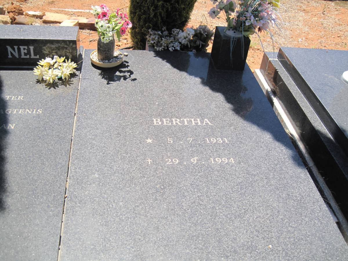 NEL Bertha 1931-1994 
