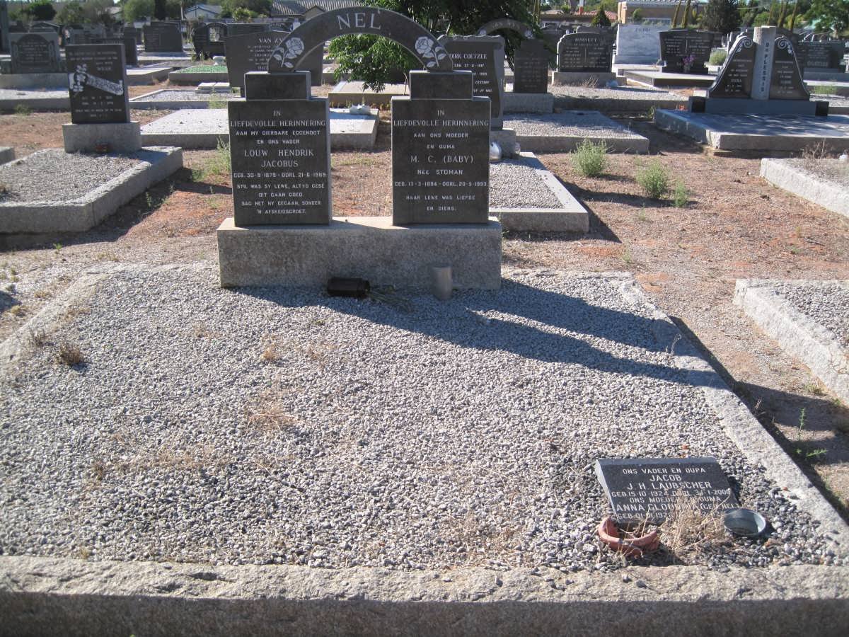 NEL Louw Hendrik Jacobus 1879-1969 &amp; M.C. STOMAN 1894-1993