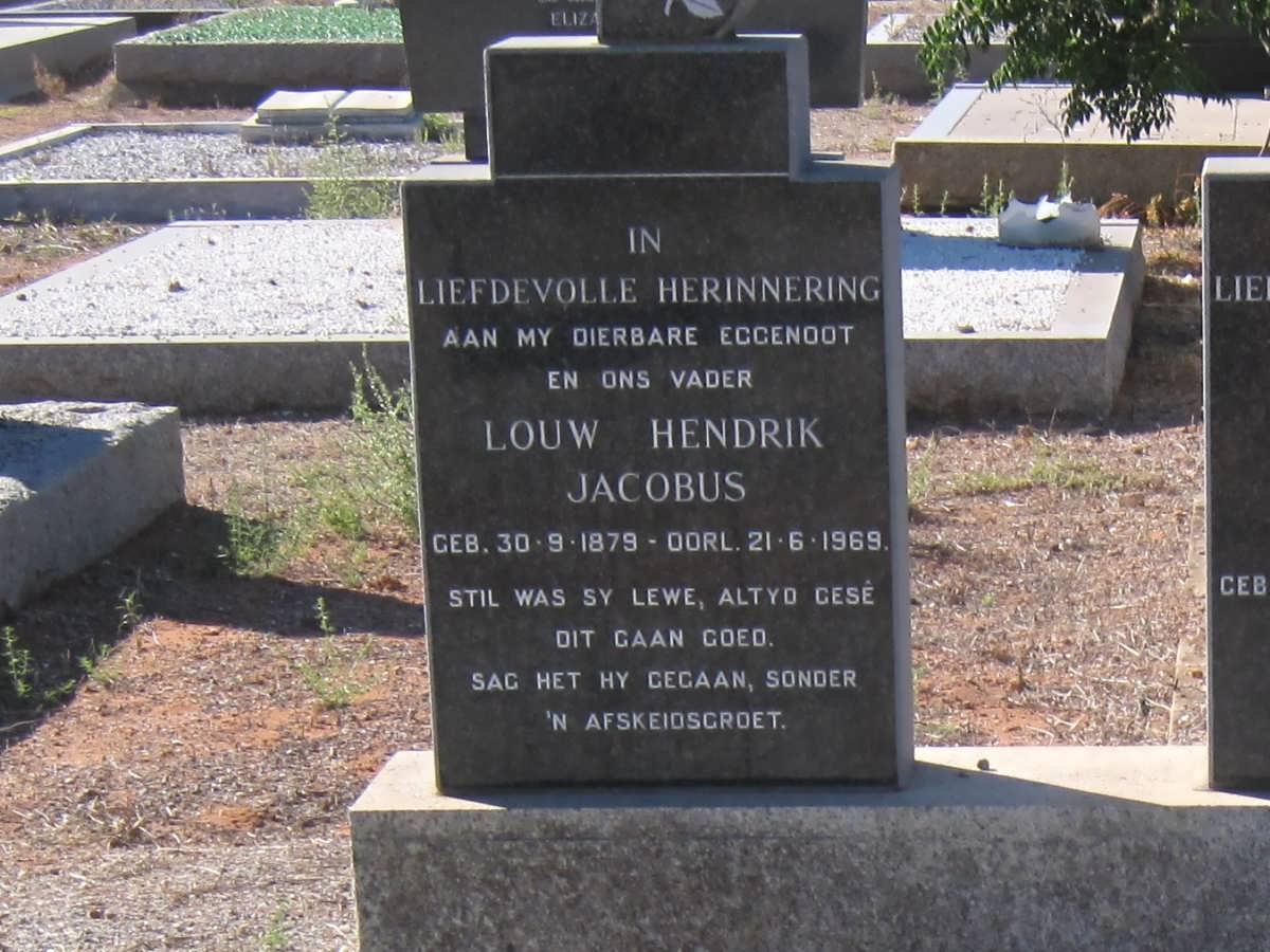 NEL Louw Hendrik Jacobus 1879-1969 