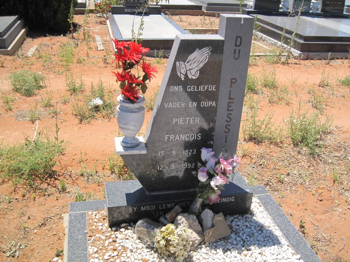 PLESSIS Pieter Francois, du 1923-1992