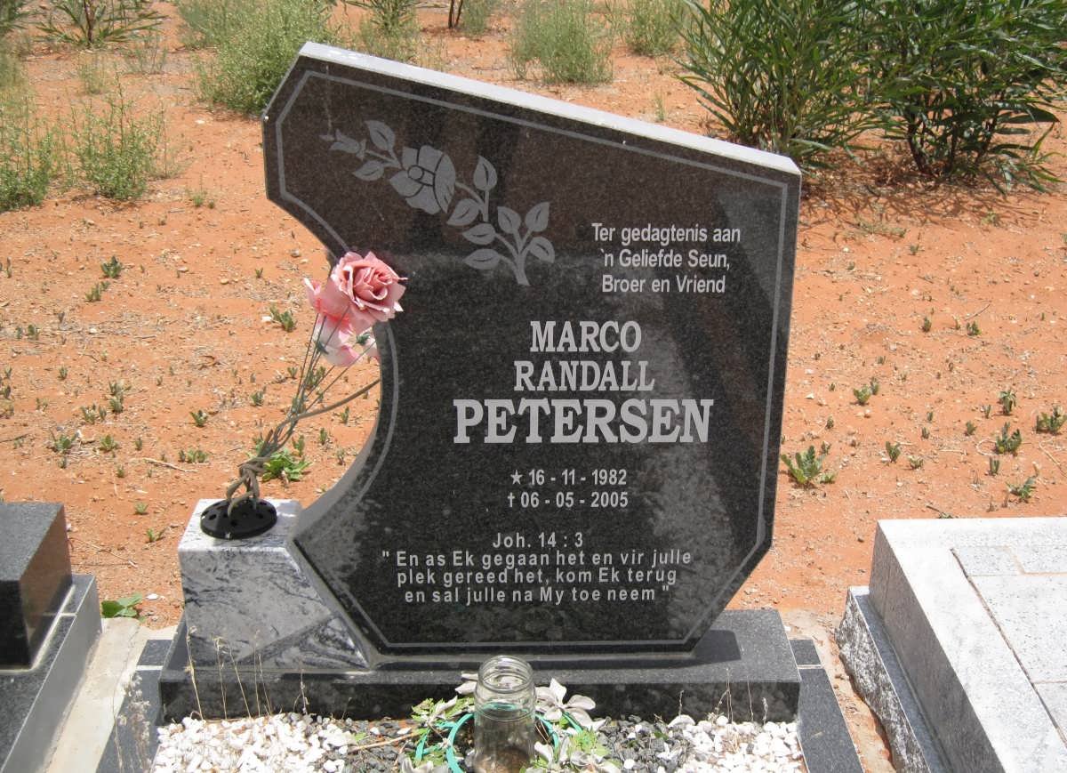 PETERSEN Marco Randall 1982-2005