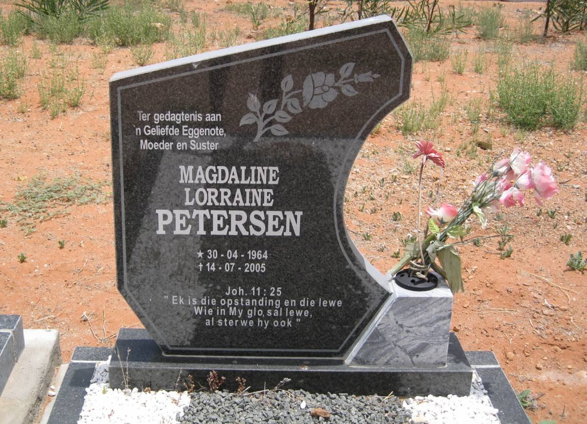 PETERSEN Magdaline Lorraine 1964-2005