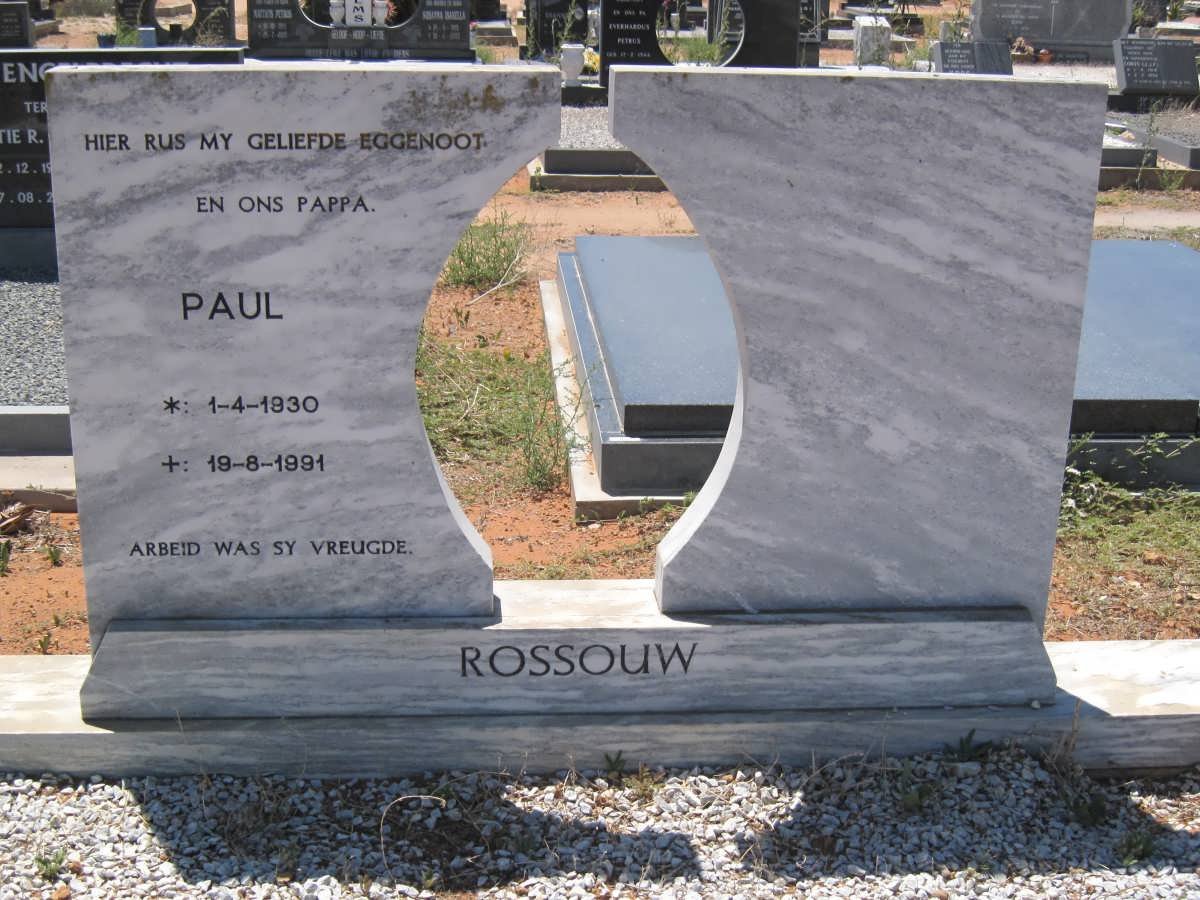 ROSSOUW Paul 1930-1991