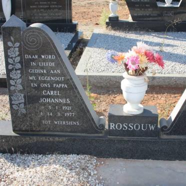 ROSSOUW Carel Johannes 1921-1977
