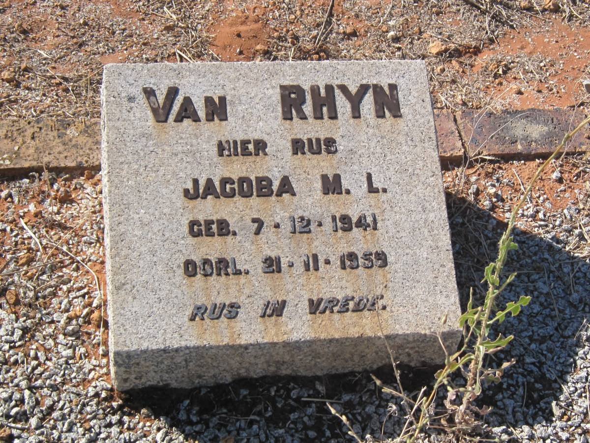 RHYN Jacoba M.L., van 1941-1959