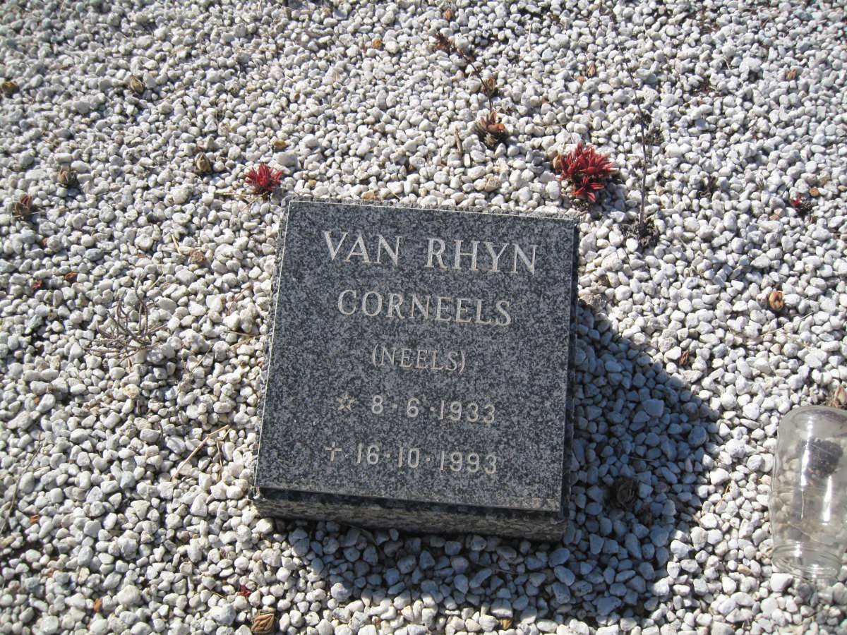 RHYN Corneels, van 1933-1993