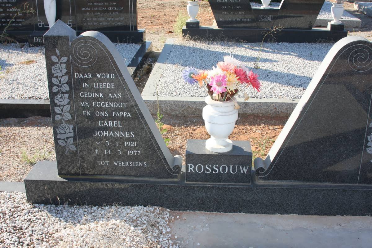 ROSSOUW Carel Johannes 1921-1977