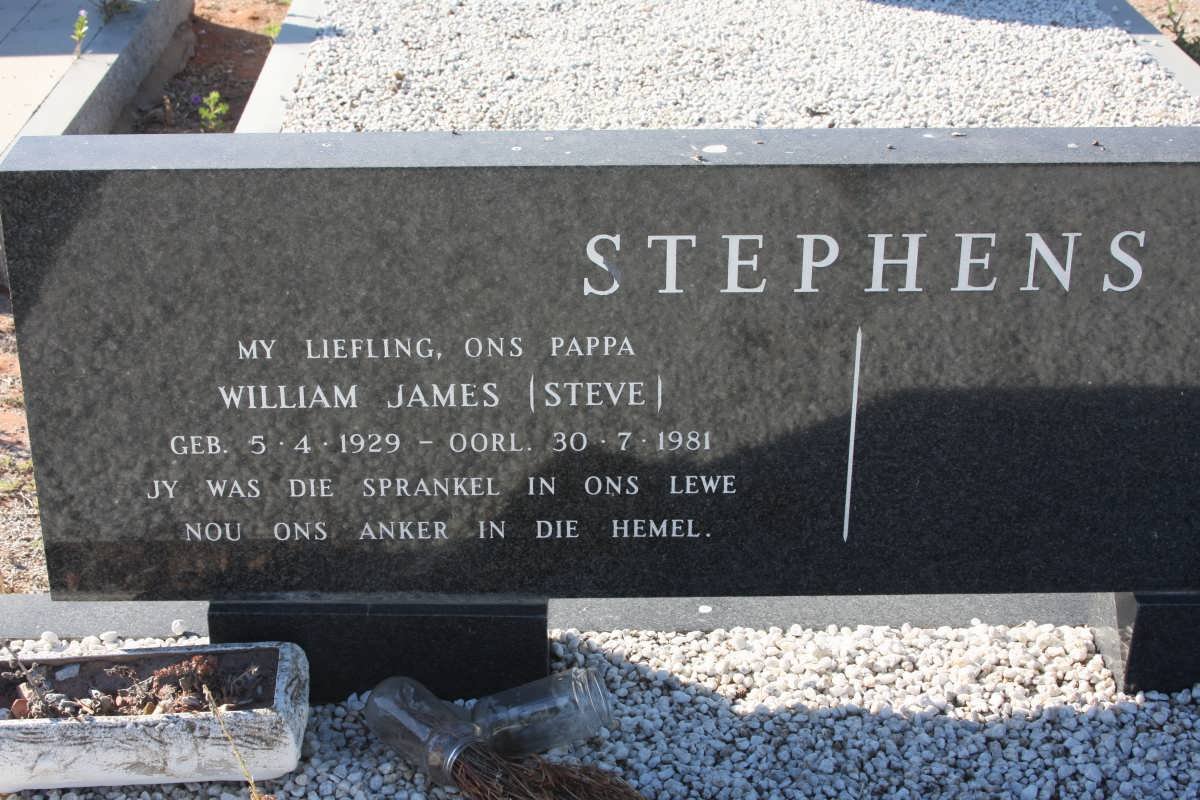 STEPHENS William James 1929-1981