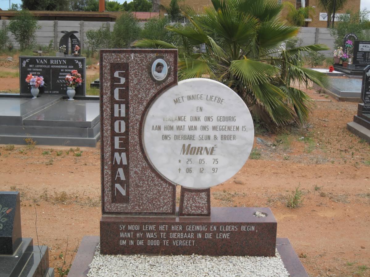 SCHOEMAN Morné 1975-1997
